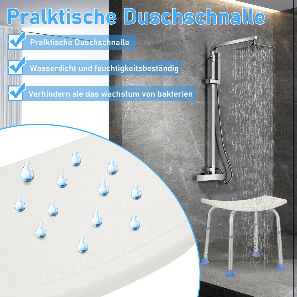 Cosmo Go Duschhocker Duschstuhl höhenverstellbar Aluminium