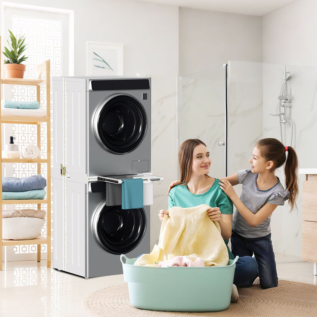 Cosmo Go Zwischenbaurahmen Waschmaschine Universal mit Ausziehbarer Einstellbare