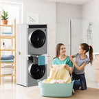 Cosmo Go Zwischenbaurahmen Waschmaschine Universal mit Ausziehbarer Einstellbare