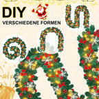 Cosmo Go Weihnachtsgirlande mit 100 LEDs 5m