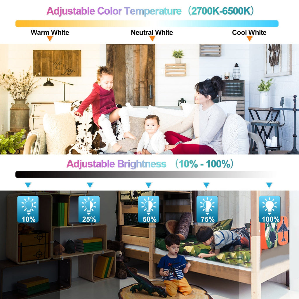 Cosmo Go 24W LED Deckenleuchte RGB mit Sternenhimmel-Effekt