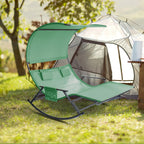 Cosmo Go Doppelliege Sonnenliege mit Sonnendach Outdoor