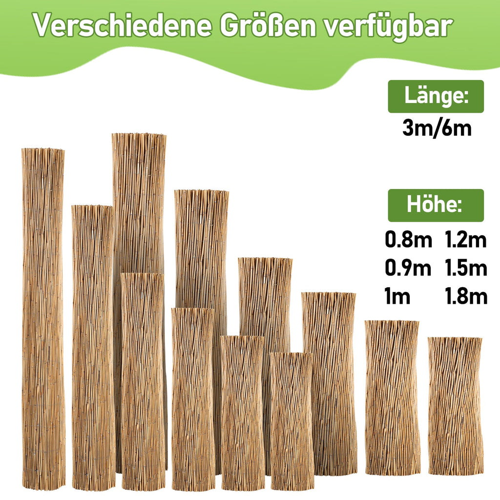 Cosmo Go Schilfrohrmatte Reedmatte Sichtschutz
