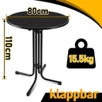 Cosmo Go Stehtisch klappbar Ø80cm mit Husse