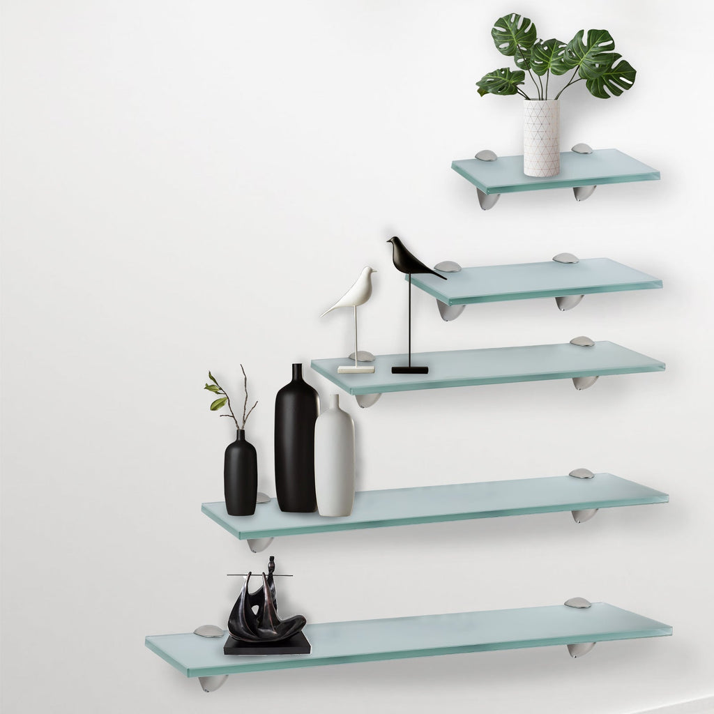 Cosmo Go Glasablage Wandregal Mattglas/Klarglas