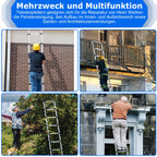 Cosmo Go Teleskopleiter Aluminium Belastbarkeit bis zu 150kg 2.6m-5m