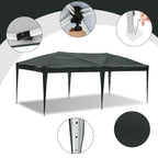 Cosmo Go Pop-Up Pavillon Gazebo mit Zentralverriegelung 3x6m