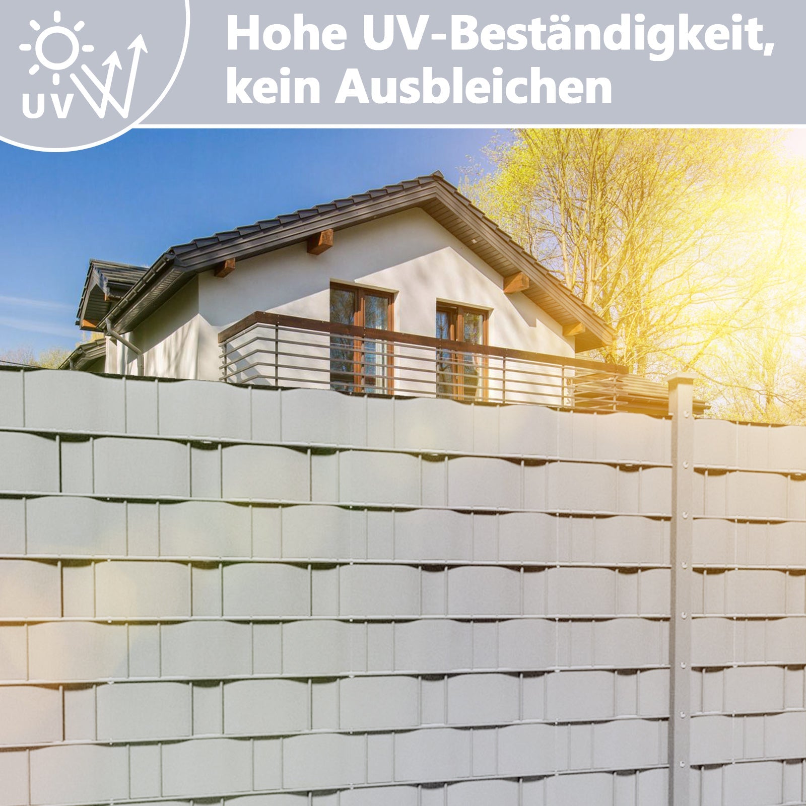 Cosmo Go Sichtschutzstreifen Sichtschutzfoli 50m