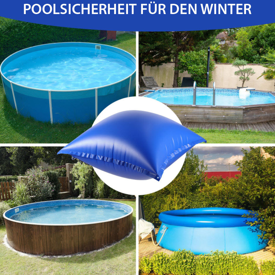 Cosmo Go Poolkissen Winter Pool Luftkissen 120 x 120 cm