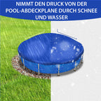 Cosmo Go Poolkissen Winter Pool Luftkissen 120 x 120 cm