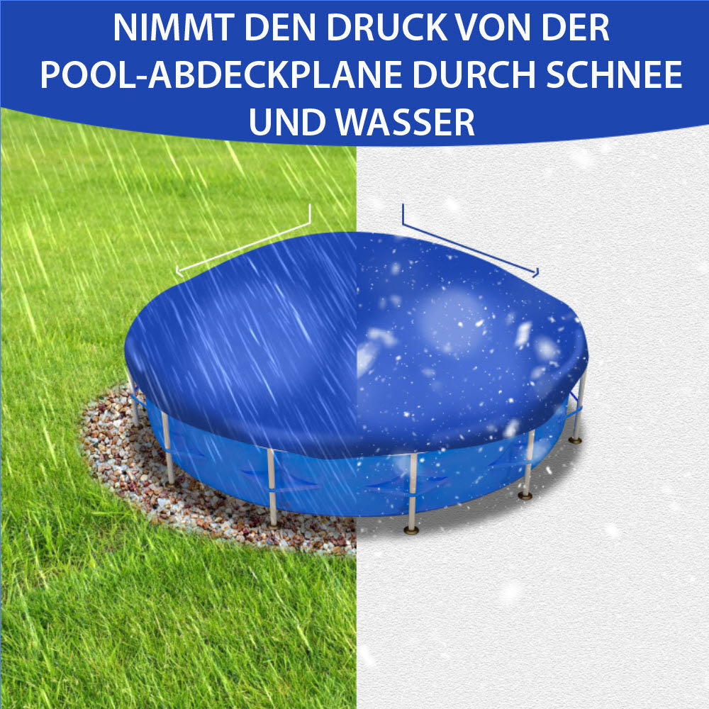 Cosmo Go Poolkissen Winter Pool Luftkissen 120 x 120 cm