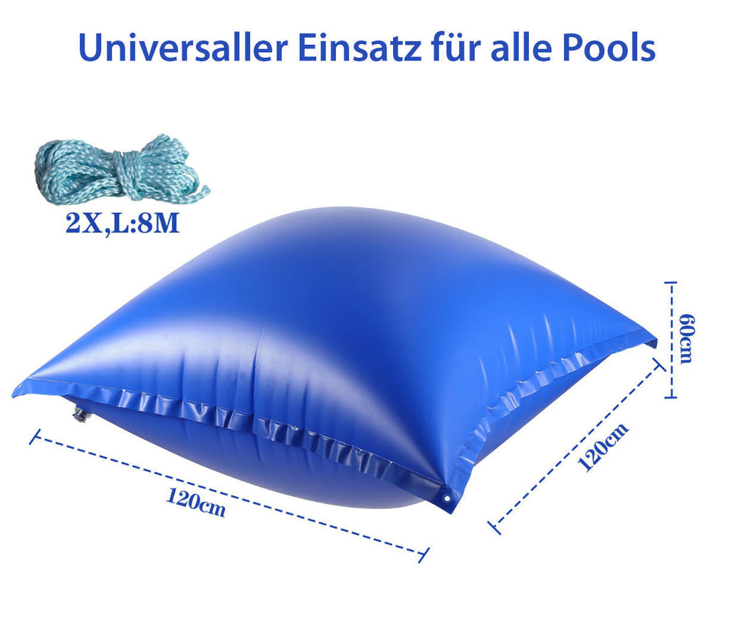 Cosmo Go Poolkissen Winter Pool Luftkissen 120 x 120 cm