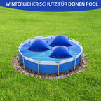 Cosmo Go Poolkissen Winter Pool Luftkissen 120 x 120 cm