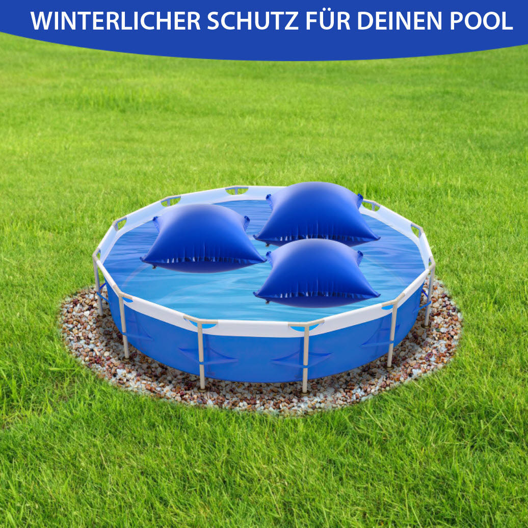Cosmo Go Poolkissen Winter Pool Luftkissen 120 x 120 cm