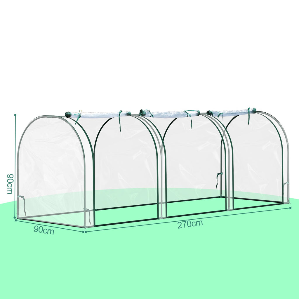 Cosmo Go Gewächshaus Foliengewächshaus PVC Transparent
