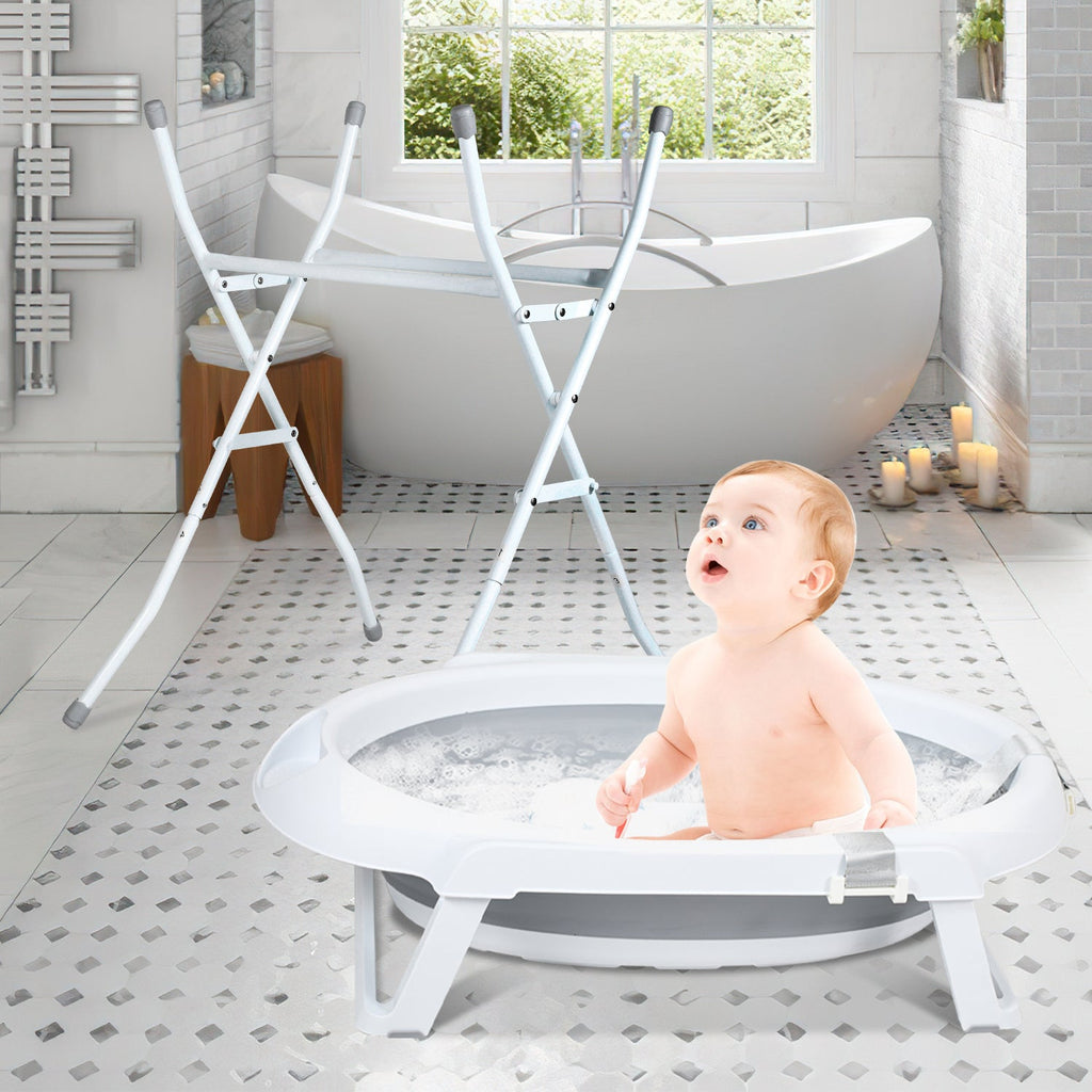 Cosmo Go Babywanne mit Ständer Faltbare mit Thermometer