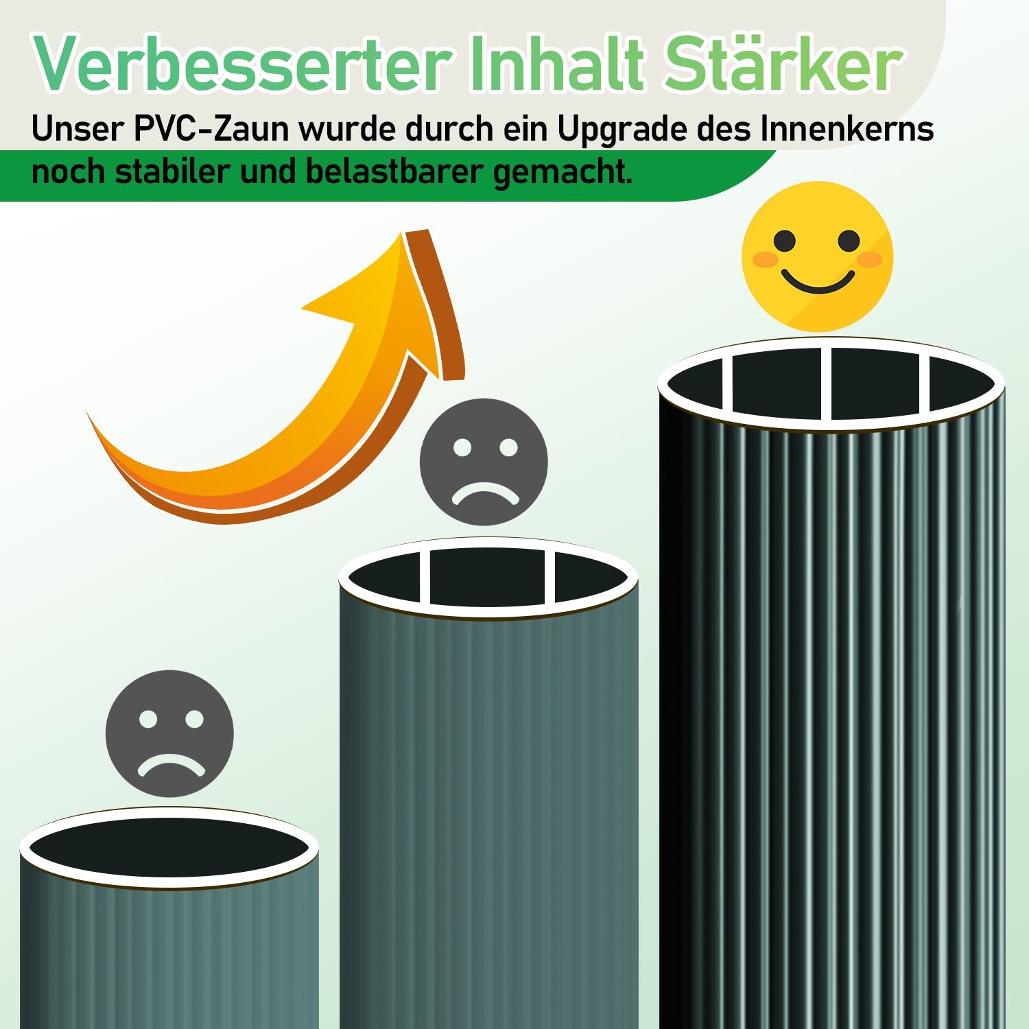 Cosmo Go PVC Sichtschutzmatte mit Kabelbindern 3-Gewicht-Verstärkung
