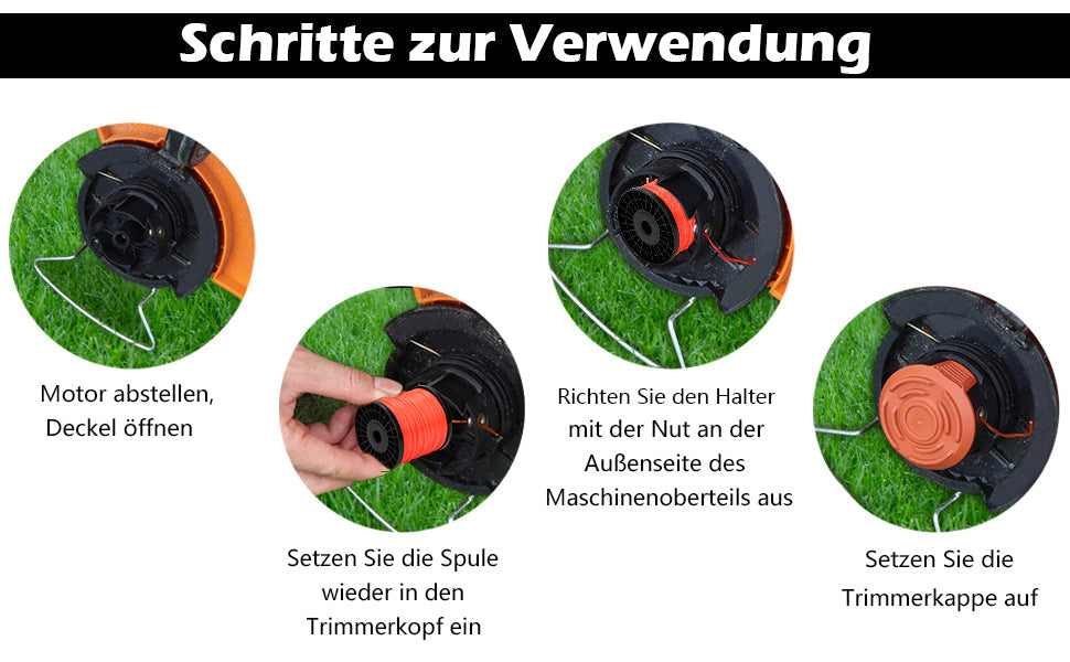 Cosmo Go Trimmerfaden Mähschnur Nylonfaden 100m