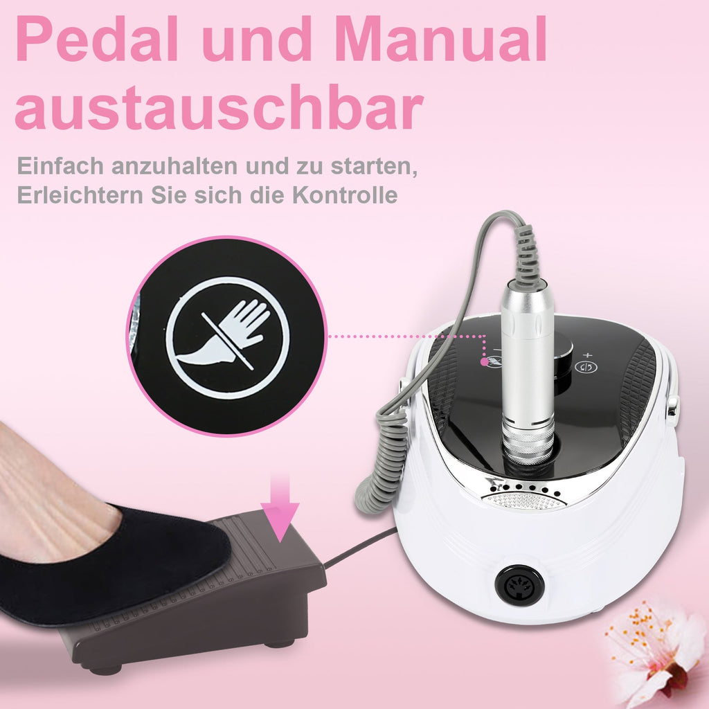 Cosmo Go Elektrische Nagelfräser Pediküre  35000 U/min