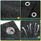 Cosmo Go Campingteppich Vorzeltteppich Schwarz