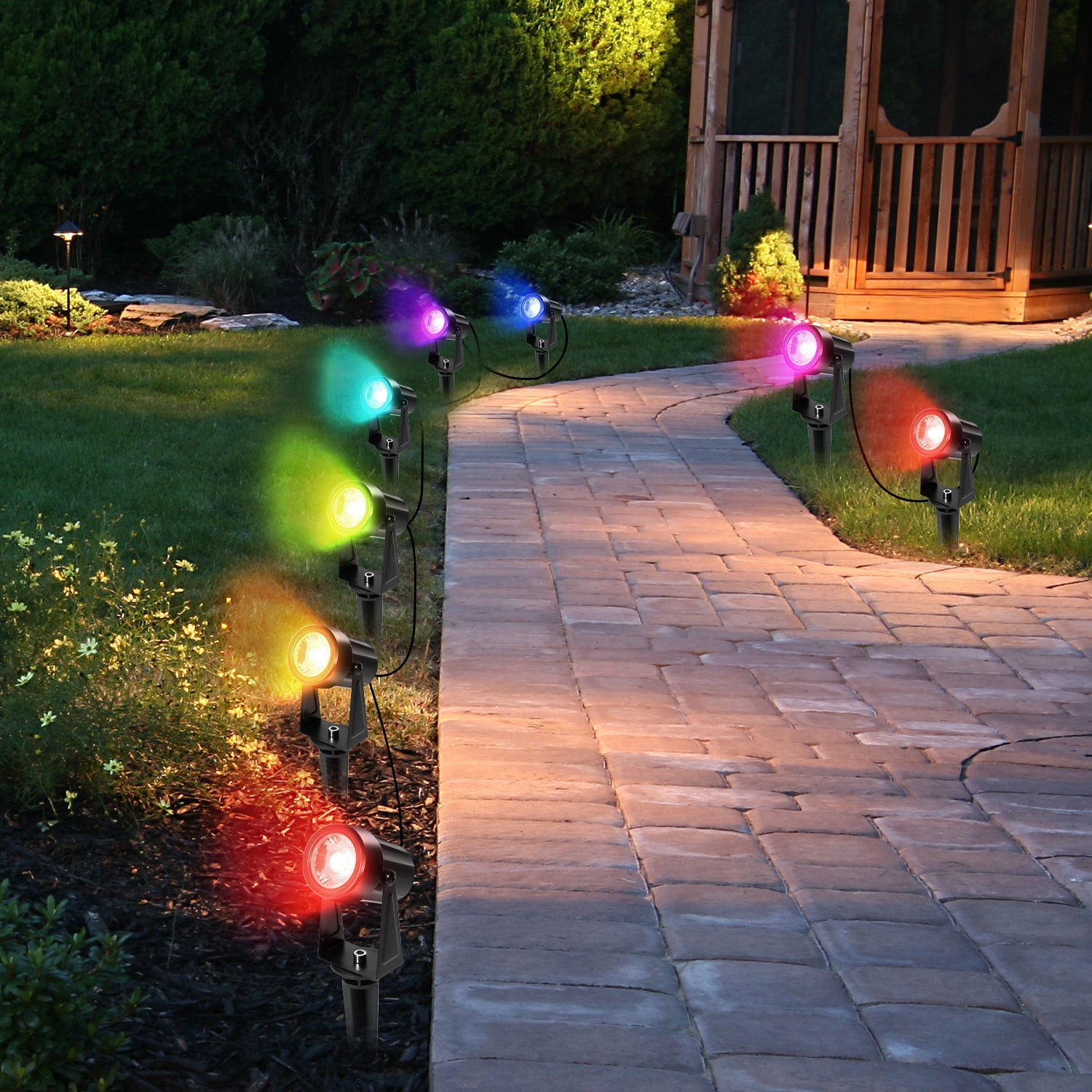 Cosmo Go LED Gartenbeleuchtung RGB 6er Set