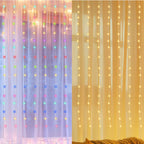 Cosmo Go LED Lichtervorhang 3x3m/3x6m Warmweiß/Farbe