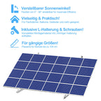 Cosmo Go Solarpanel PV Halterung 104cm 0°-90° 2/4 Stück