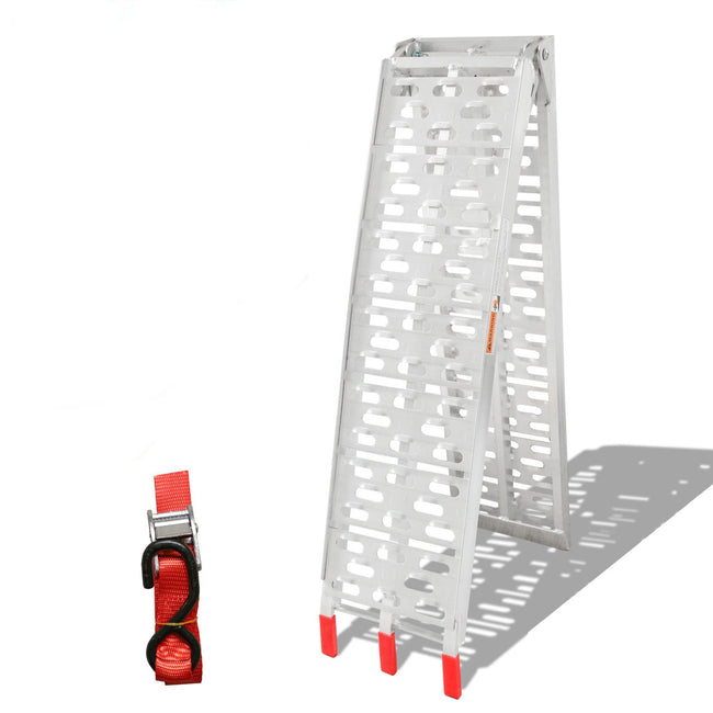 Cosmo Go Auffahrrampe Klappbar 340kg Faltbare Alu Motorradrampe Hover Image