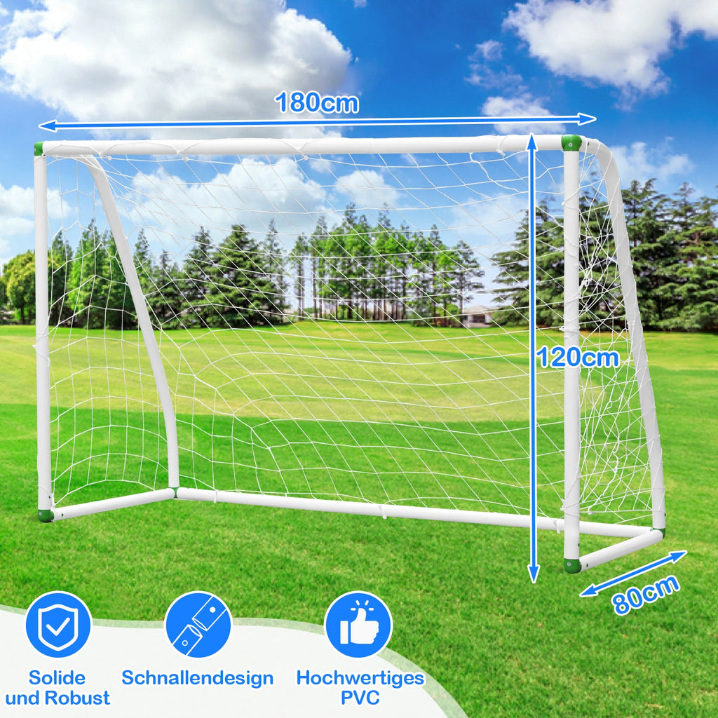 Cosmo Go Fußballtor PVC mit Netz Tragbares