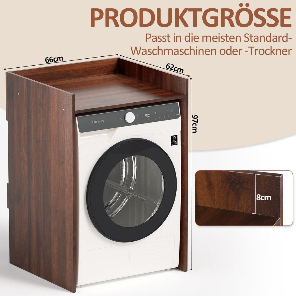 Cosmo Go Waschmaschinenschrank Trockner Schrank Regalablagen