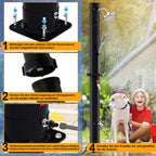 Cosmo Go 20L Solardusche mit Duschkopf Inkl Schutzhaube und Handbrause