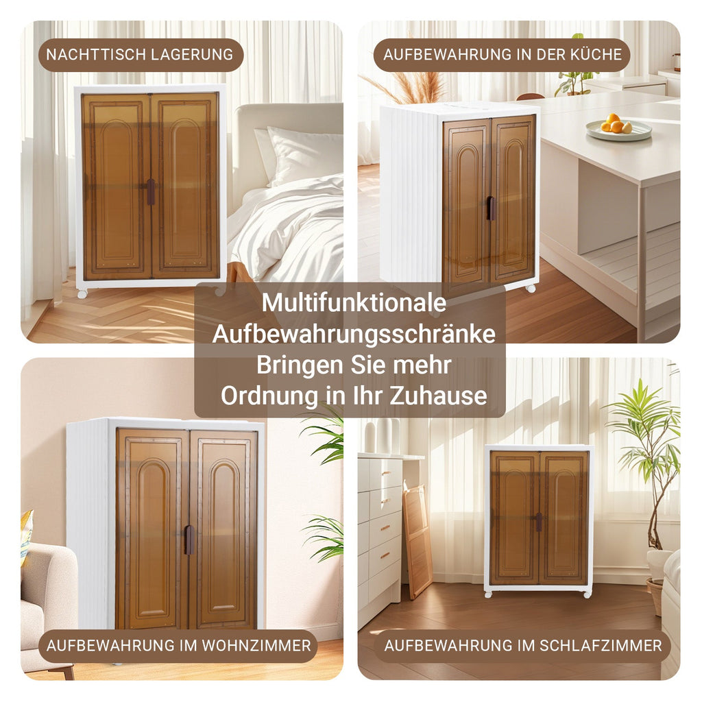 Cosmo Go Aufbewahrungsbox mit Türen & Rädern