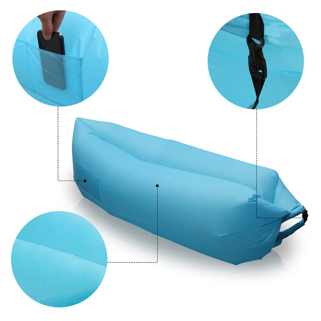 Cosmo Go Aufblasbares Luftsofa Sitzsack Sofa belastbar