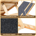 Cosmo Go Hunderampe Hundetreppe aus Holz