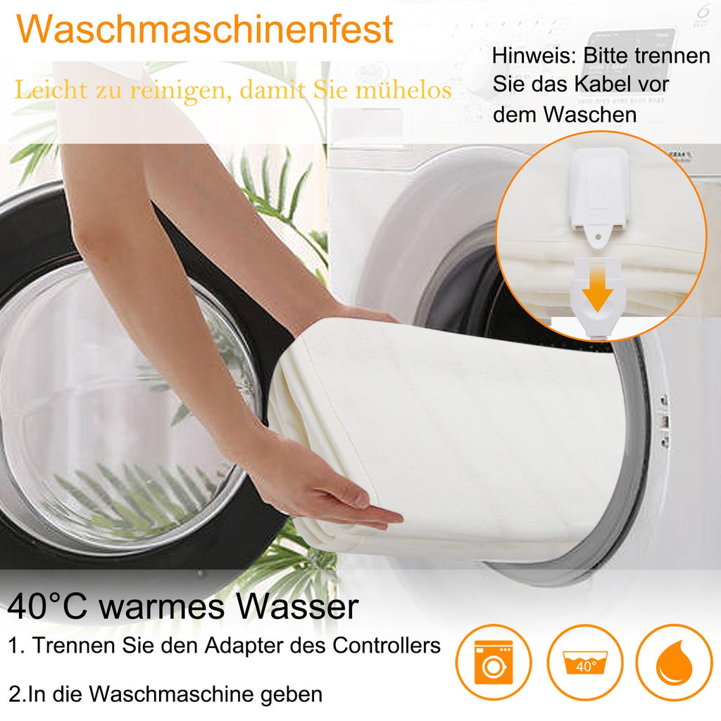 Cosmo Go Wärmeunterbett Elektrische Heizdecke 3 Temperatursstufen