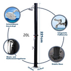 Cosmo Go 20L Solardusche mit Duschkopf