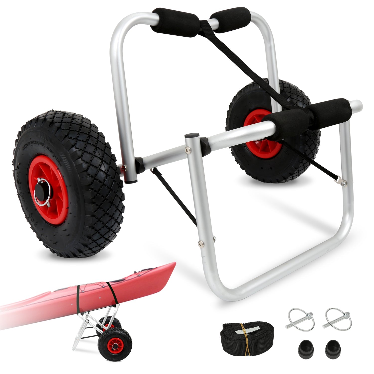 Cosmo Go Faltbarer Kajakwagen Bootswagen 75kg
