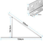 Cosmo Go Solarpanel PV Halterung 104cm 0°-90° 2/4 Stück