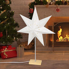Cosmo Go LED Weihnachtsstern Papier Tischlampe 65cm