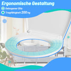 Cosmo Go Toilettendeckel WC Sitz mit Absenkautomatik O-Form