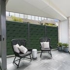 Cosmo Go PVC Sichtschutzstreifen Grün UV-bestädig 10X