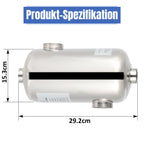 Cosmo Go Schwimmbad Wärmetauscher Edelstahl 28KW/60KW