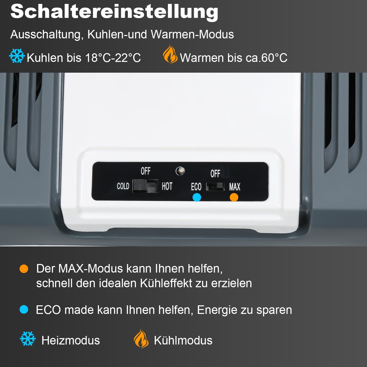 Cosmo Go Kühlbox Warmhaltebox Tragbare 24L/32L