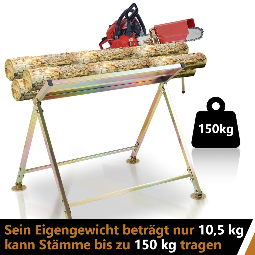 Cosmo Go Sägebock mit Kettensägenständer Max. Belastung 150 kg