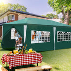 Cosmo Go Pavillon 3x6m Partyzelt Wasserdicht mit Seitenteilen