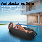Cosmo Go Aufblasbares Luftsofa Sitzsack Sofa belastbar