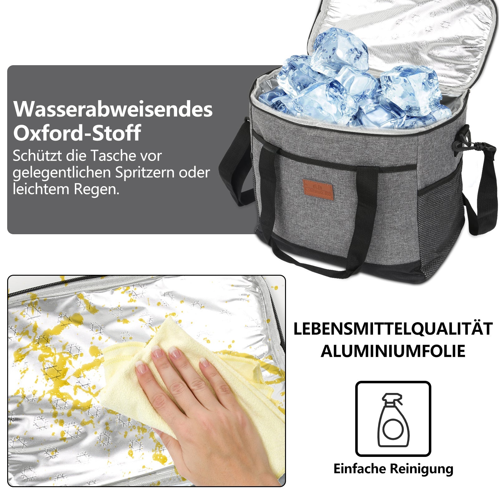 Cosmo Go Kühltasche Faltbar mit Kühlakku