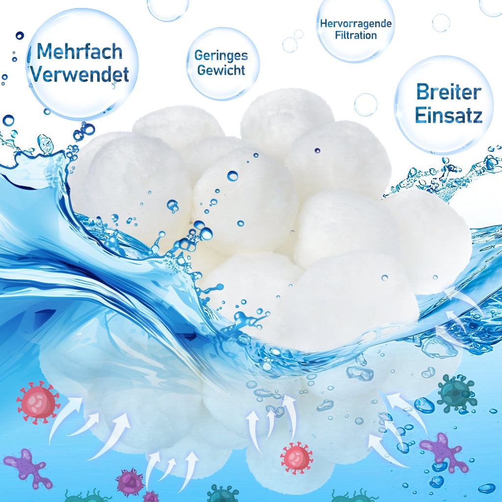 Cosmo Go Pool Filterbälle waschbar 700g/1400g