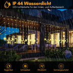 Cosmo Go LED Sterne Weihnachtsbeleuchtung Lichtervorhang 3,5M