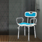 Cosmo Go Duschhocker Duschsitz mit Hochklappbare Armlehne